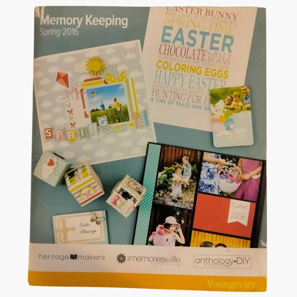 Memory Keeping Spring 2016 Scrapbooking Catalog Junk Journal Craft Cards